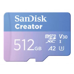 SanDisk Creator 512 GB MicroSDXC UHS-I Luokka 10