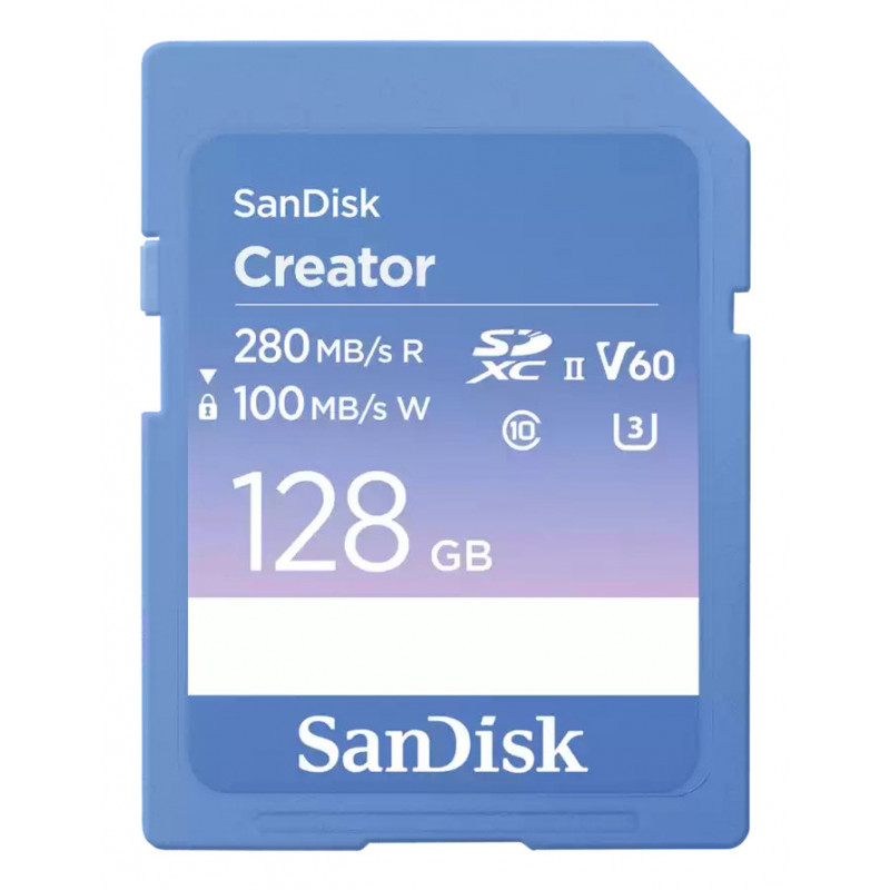 SanDisk Creator 128 GB SDXC UHS-II Luokka 10
