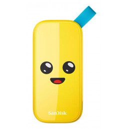 SanDisk SDSSDE30-2T00-G25F ulkoinen SSD 2 TB USB Type-C 3.2 Gen 2 (3.1 Gen 2) Keltainen