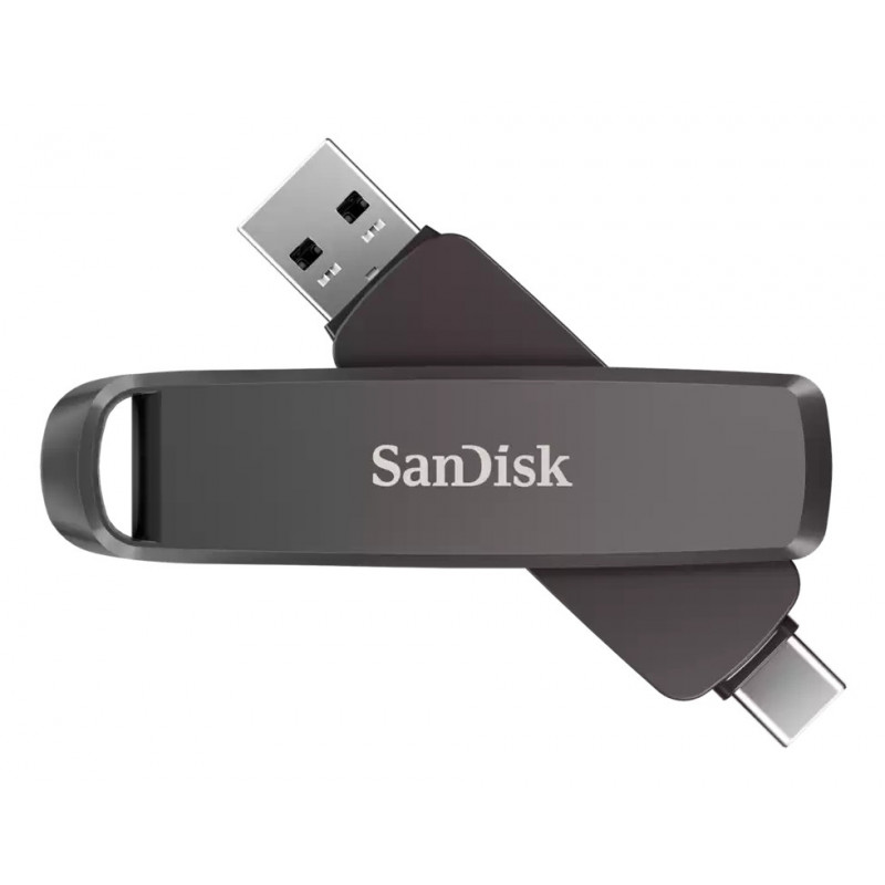 SanDisk SDDDE1-2T00-G46 USB-muisti 2 TB USB Type-A   USB Type-C 3.2 Gen 2 (3.1 Gen 2) musta