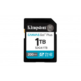 Kingston Technology Canvas Go! Plus 1 TB SDXC UHS-I Luokka 10