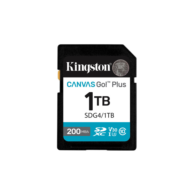 Kingston Technology Canvas Go! Plus 1 TB SDXC UHS-I Luokka 10