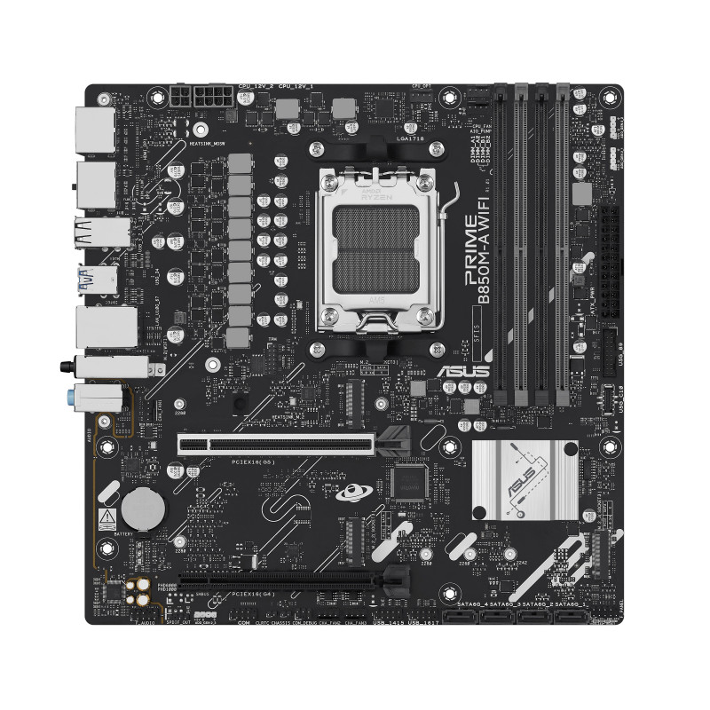 ASUS PRIME B850M-A WIFI AMD B850 Pistoke AM5 mikro ATX