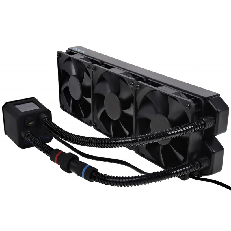 Alphacool Eisbaer 360 CPU Suoritin All-in-one-nesteenjäähdytin 12 cm musta