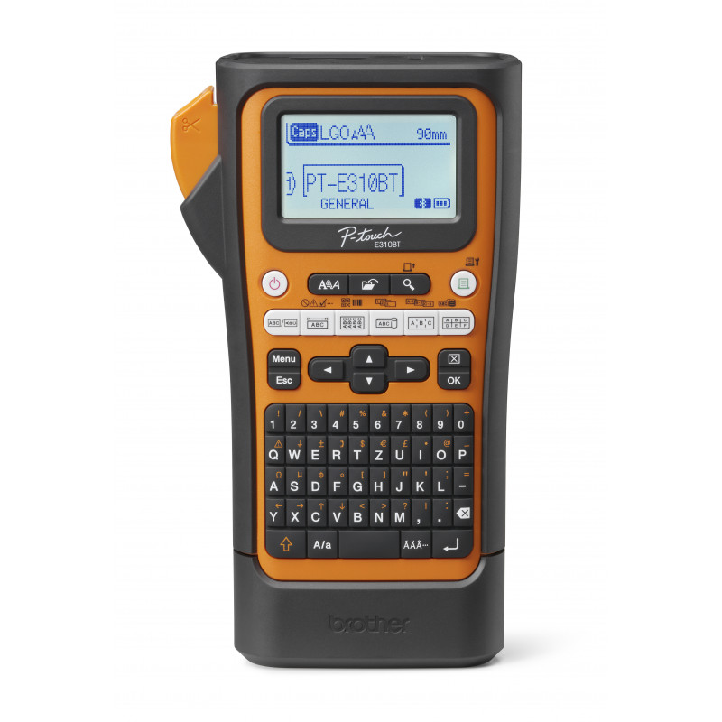 Brother PT-E310BTVP etikettitulostin Lämpösiirto 180 x 180 DPI 20 mm s Langallinen & langaton HSE TZe Bluetooth QWERTY