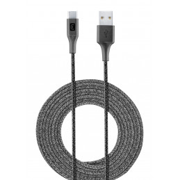 Cellularline USBDATAHOMEUSBCK USB-kaapeli 2,5 m USB C USB A musta