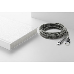 Cellularline USBDATAHOMEUSBCK USB-kaapeli 2,5 m USB C USB A musta