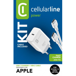 Cellularline 8018080473418 Universaali Valkoinen AC Pikalataus Sisätila