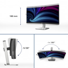 Philips 5000 series 34B2U5600C 23 tietokoneen litteä näyttö 86,4 cm (34") 3440 x 1440 pikseliä Dual QHD LCD Harmaa