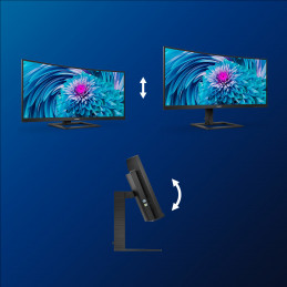 Philips E Line 346E2CUAE 23 LED display 86,4 cm (34") 3440 x 1440 pikseliä Wide Quad HD LCD musta