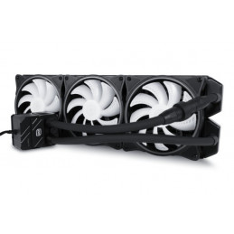 Alphacool Pro Aurora 420 CPU AIO Suoritin Nestejäähdytyspakkaus 14 cm musta, Valkoinen