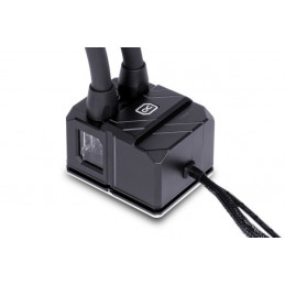 Alphacool Pro Aurora 420 CPU AIO Suoritin Nestejäähdytyspakkaus 14 cm musta, Valkoinen