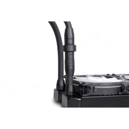 Alphacool Pro Aurora 420 CPU AIO Suoritin Nestejäähdytyspakkaus 14 cm musta, Valkoinen