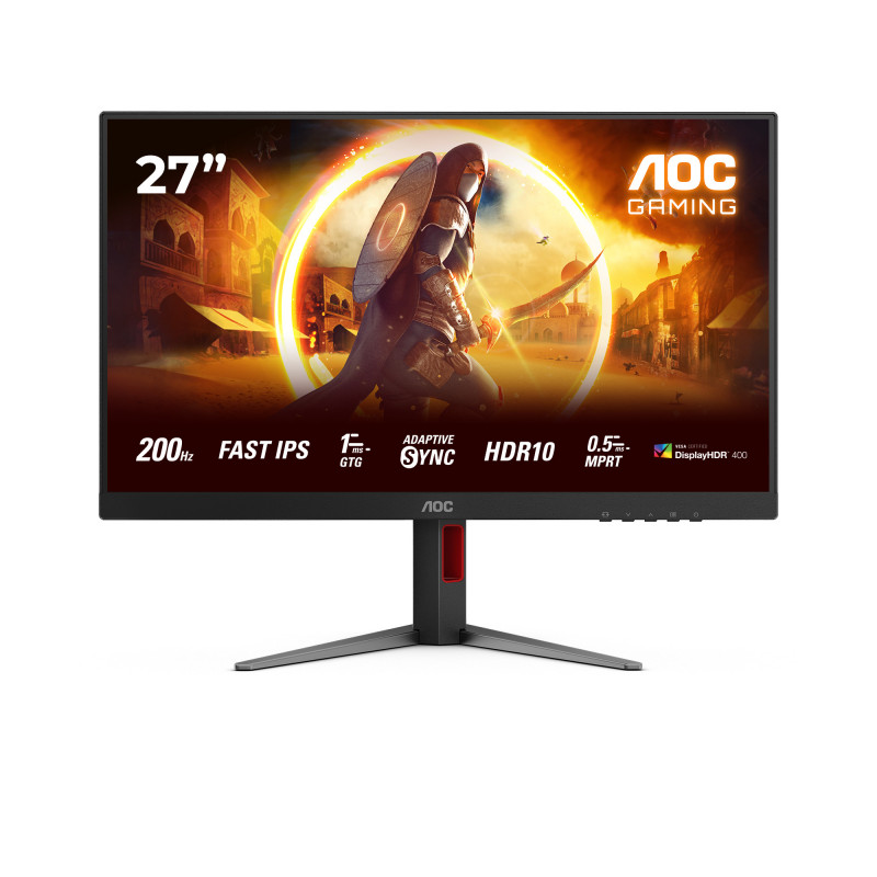 AOC 27G4HA tietokoneen litteä näyttö 68,6 cm (27") 1920 x 1080 pikseliä Full HD LED musta, Punainen