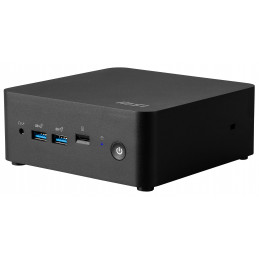 MSI CUBI NUC 1MG-237BEU barebone-tietokonerunko 0.84L sized PC musta 150U Intel® SoC