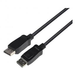 Deltaco DP8K-1010-LSZH DisplayPort-kaapeli 1 m musta