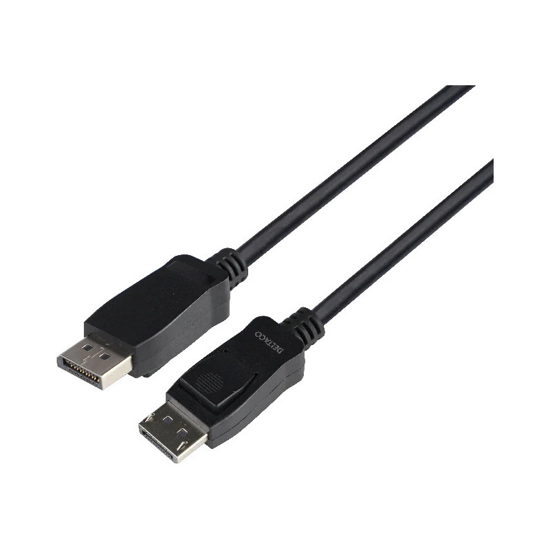 Deltaco DP8K-1030-LSZH DisplayPort-kaapeli 3 m musta