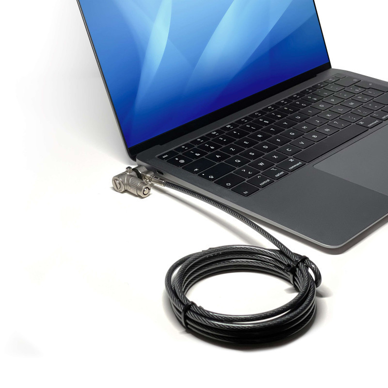 Port Designs 901234 kaapelilukko musta