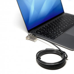 Port Designs 901235 kaapelilukko musta