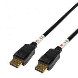 Deltaco DP40-1020 DisplayPort-kaapeli 2 m musta