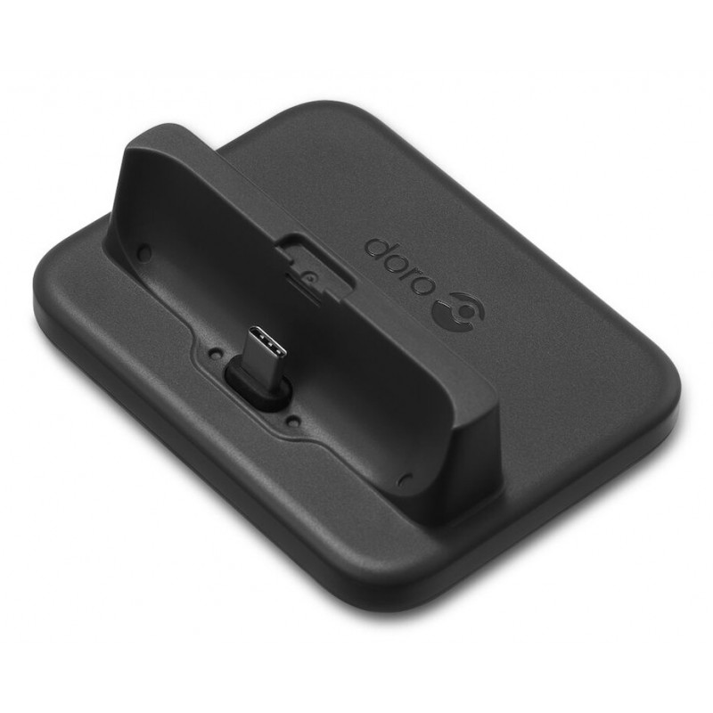 Doro 7322460082628 mobiililaitteen laturi Älypuhelin musta AC Sisätila
