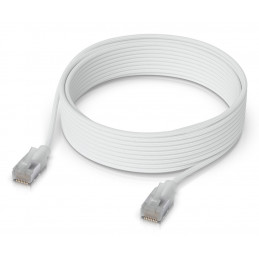 Ubiquiti UACC-Cable-Patch-EL-C6A-8M-W verkkokaapeli Läpikuultava, Valkoinen Cat6a