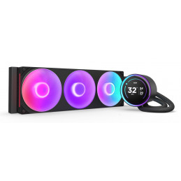 NZXT Kraken Elite 420 RGB Suoritin All-in-one-nesteenjäähdytin 14 cm musta 1 kpl