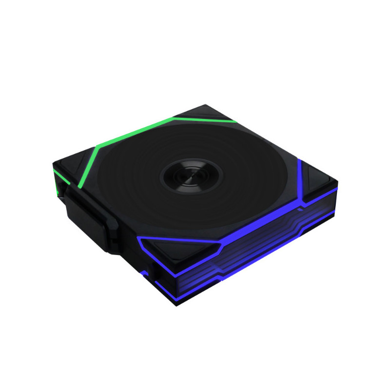 Lian Li Uni Fan TL Wireless Lüfter ARGB PWM - Reverse Blade 120mm schwarz Tietokonekotelo Tuuletin 12 cm musta 1 kpl