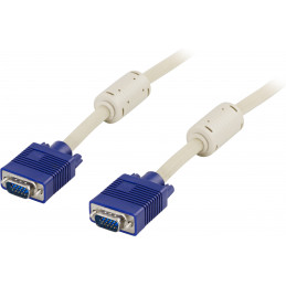 Deltaco Monitor cable RGB HD15ma-15ma 1m