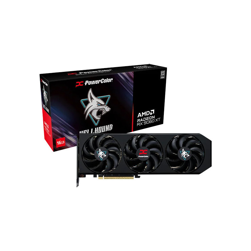 PowerColor Hellhound AMD Radeon RX 9060 XT 16GB GDDR6