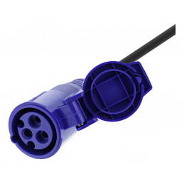 Deltaco GT-984 jatkojohto 1 m 1 AC-pistorasia(a) Sisä- ja ulkotila musta