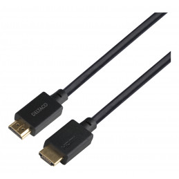 Deltaco HU-20-LSZH HDMI-kaapeli 2 m HDMI-tyyppi A (vakio) musta