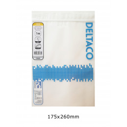 Deltaco Virtakaapeli, CEE 7 7 - GST18 naaras, maadoitettu, 1m, musta