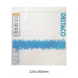 Deltaco Jatkokaapeli, GST18 uros - GST18 naaras, maadoitettu, 3m, musta