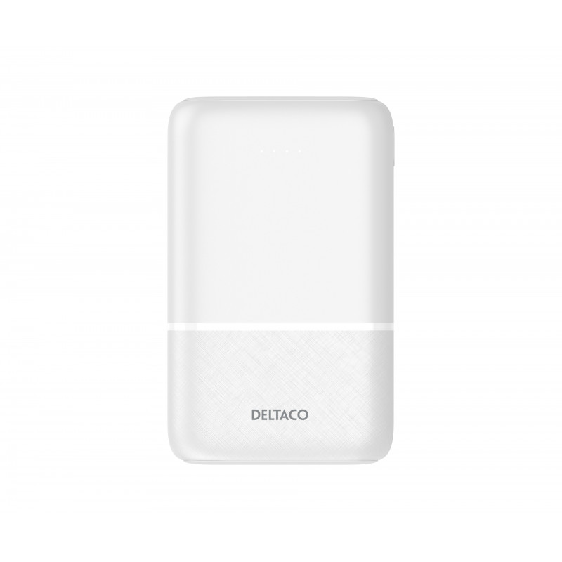 Deltaco Power bank 10 000 mAh, 2x USB-A, 1x USB-C