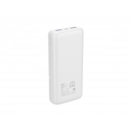 Deltaco Power bank 20 000 mAh, 2x USB-A, 1x USB-C