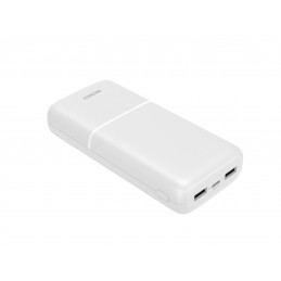 Deltaco Power bank 20 000 mAh, 2x USB-A, 1x USB-C