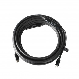 Deltaco 1902003 USB-kaapeli USB 3.2 Gen 1 (3.1 Gen 1) 5 m USB C musta