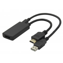 Deltaco HDMI - DisplayPort adapter, 4K 60Hz