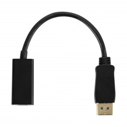 Deltaco Modulaarinen HDMI-sovitinrengas, USB-C, DP, Mini DP, Mini HDMI ja Micro HDMI, musta