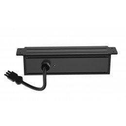 Deltaco OFFICE Under-desk Outlet angled,3 outlet,1x21W A+C USB,GST18