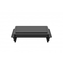 Deltaco Pöytään upot. virtapaneeli, ylös ponn., 3 pistoras., 1x21W A+C USB-laturi, GST18-liitäntä