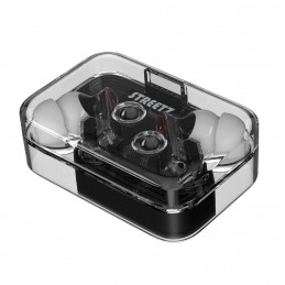 Streetz Transparent True Wireless Earbuds -nappikuulokkeet, kaksi ENC-mikrofonia