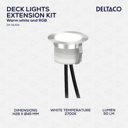Deltaco Decklight Kit,10pcs