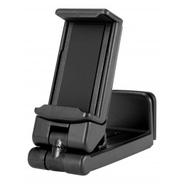 Deltaco Kannettava matkateline kiinnikkeellä matkapuhelimille, yleiskäyttöinen, musta