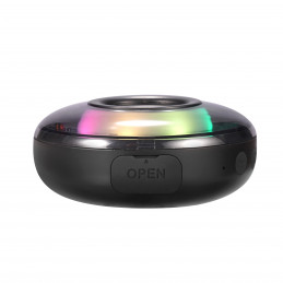 Streetz Läpinäkyvä Bluetooth-kaiutin TWS- ja LED-valotehosteilla, 5 W