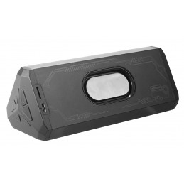 Streetz Läpinäkyvä Bluetooth-kaiutin TWS- ja LED-valotehosteilla, 10 W