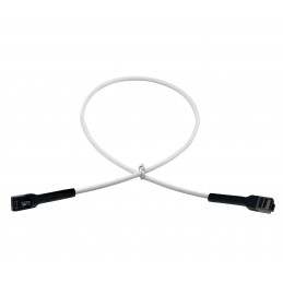 Deltaco 1902631 verkkokaapeli Valkoinen 0,5 m Cat6a U UTP (UTP)