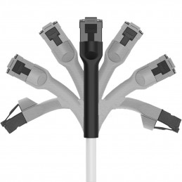 Deltaco 1902636 verkkokaapeli Valkoinen 5 m Cat6a U UTP (UTP)