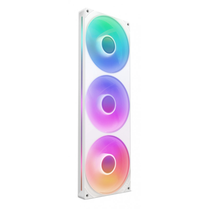 NZXT F420 RGB Core Tietokonekotelo Tuuletin 14 cm Valkoinen 1 kpl